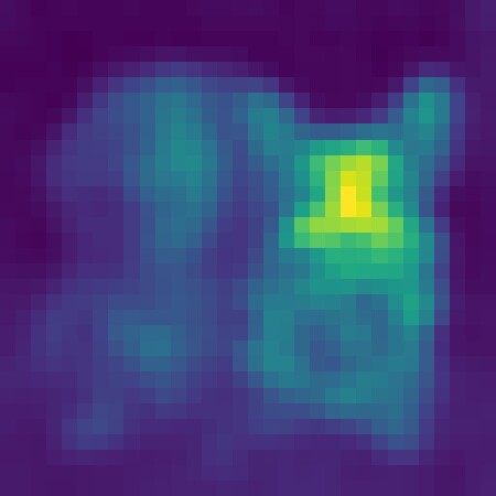 Cross-attention map for 'corgi'